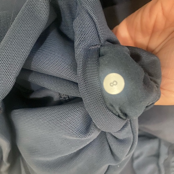 Lululemon High Waisted Mesh Scrunch Leggings size 8 dark navy blue - Picture 3 of 8